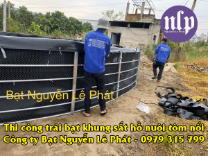 Bạt Lót Ao Hồ Chứa Nước Nuôi Cá Tôm Ốc Lươn tại Huyện Hóc Môn HCM
