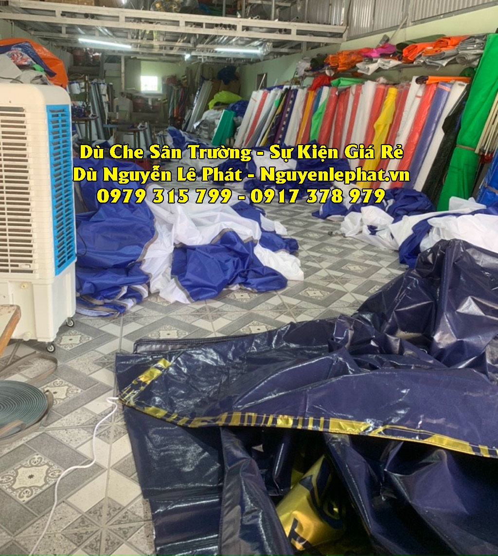 Dù che sân trường tại Trà Vinh giá rẻ