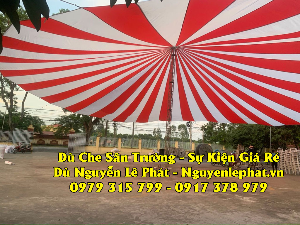 Vải bạt dù che nắng sự kiện Đắk Lắk