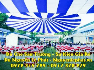 Dù Che Sự Kiện Ngoài Trời Long An – Dù Che Sân Trường Học, Hội Nghị Giá Rẻ Nhất