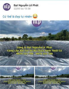 Báo Giá Bạt Lót Ao Hồ Chứa Nước Nuôi Cá Tại Quãng Ngãi Giá Rẻ