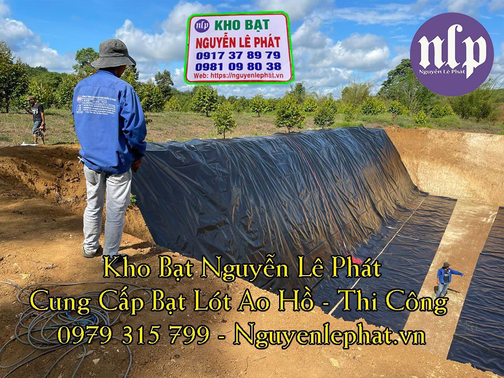 Bạt Lót Ao Hồ Chứa Trữ Nước Nuôi Cá Tưới Cây Tại Dầu Tiếng