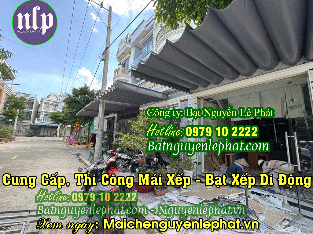 Lắp Bạt Mái Che, Mái Hiên Di Động Tại Bình Dương