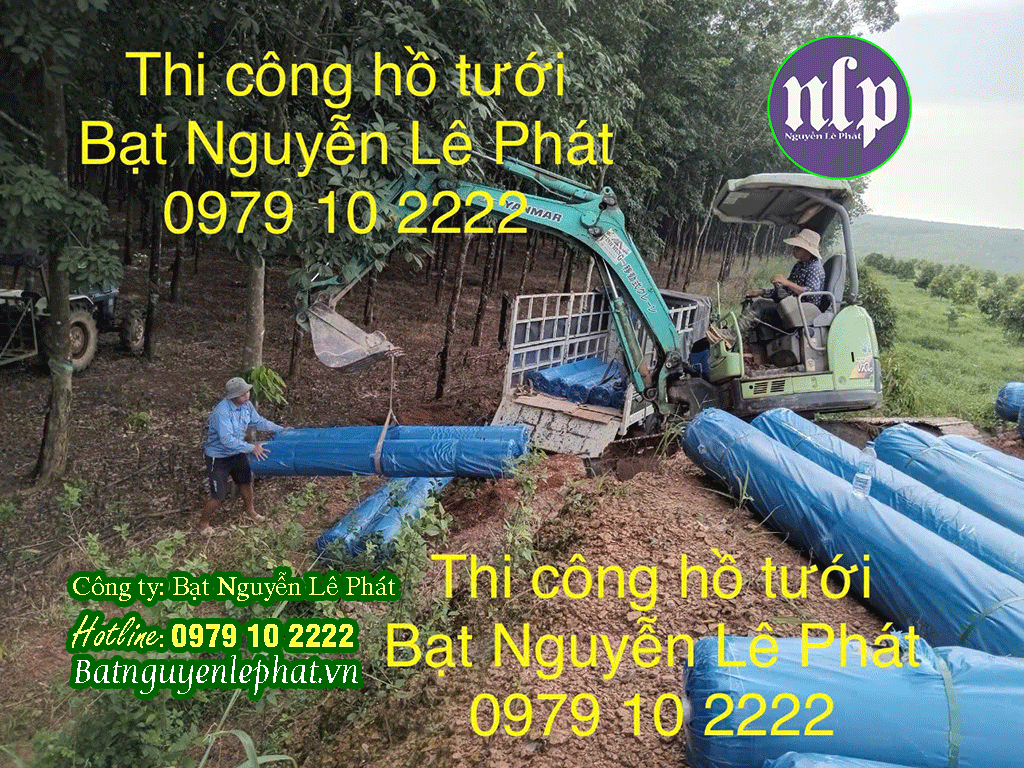 Hình Ảnh Thi Công Bạt Nhựa HDPE Lót Ao Hồ Tại Nhà Bè