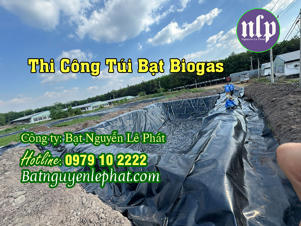 Túi biogas Xử Lý Chất Thải Nuôi Heo, Gà Vịt tại Sơn La