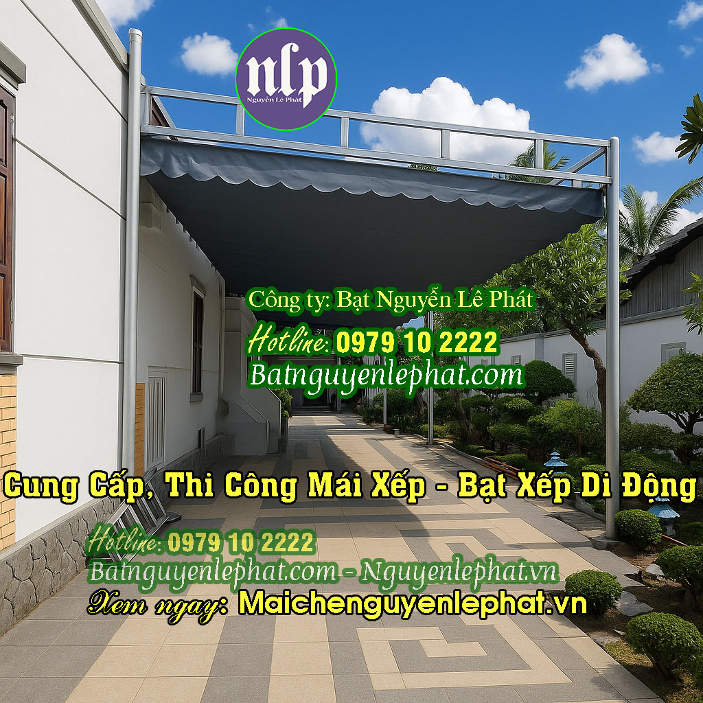 Thi Công Lắp Bạt Mái Hiên Mái Xếp Di Động tại Dầu Tiếng Thi Công Lắp Bạt Mái Hiên Mái Xếp Di Động tại Dầu Tiếng