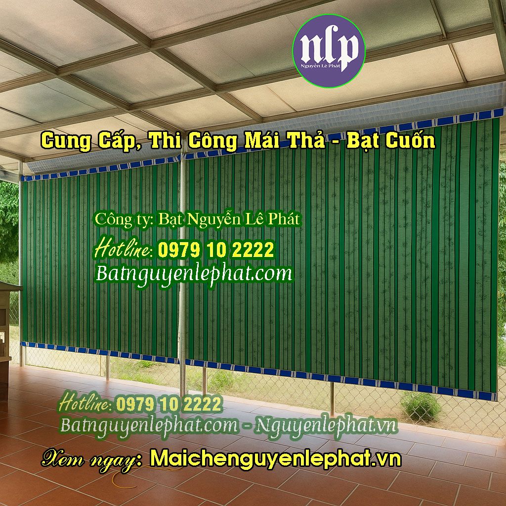 Mẫu bạt mái thả che nắng mưa Mẫu bạt mái thả che nắng mưa
