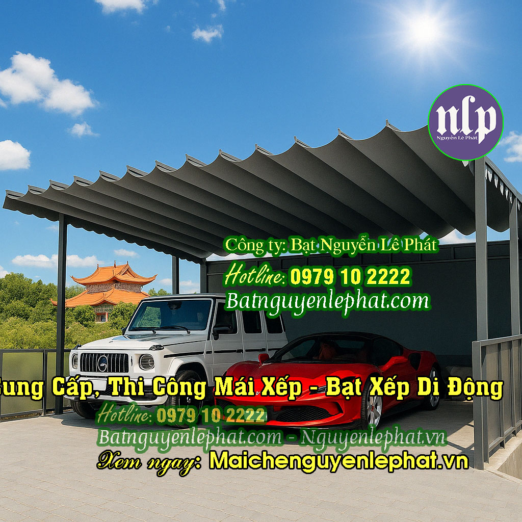 Lắp mái che di động Lắp mái che di động