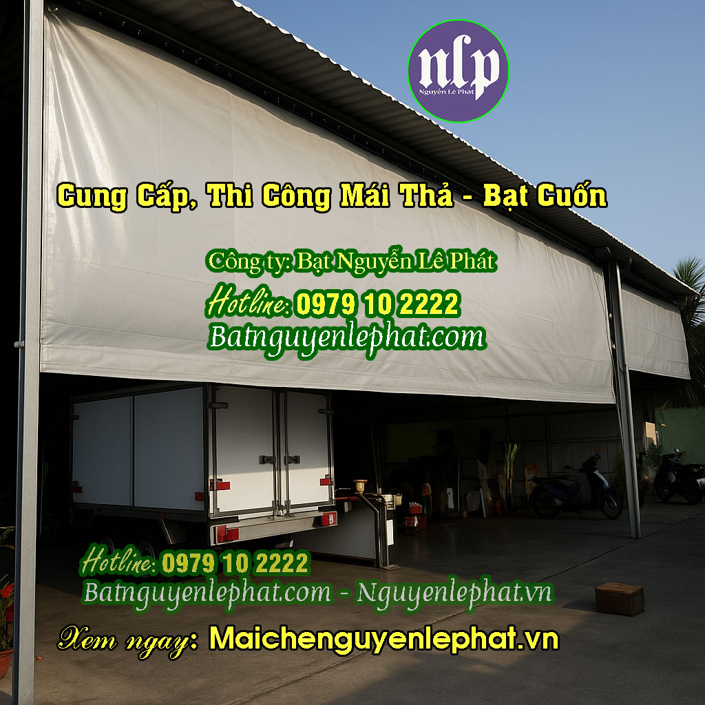 Mẫu bạt thả che nắng mưa ngoài trời Mẫu bạt thả che nắng mưa ngoài trời
