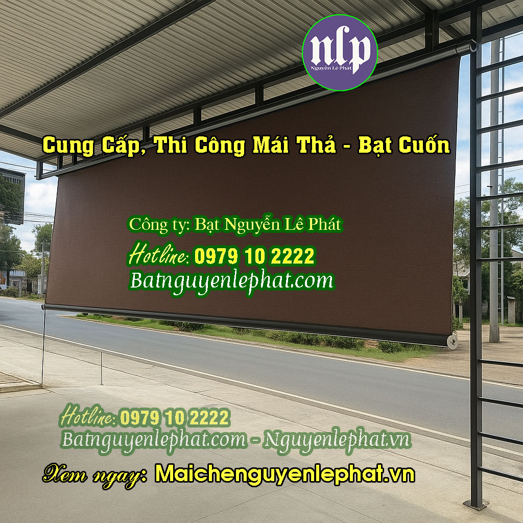 Mẫu bạt thả che nắng mưa ngoài trời Mẫu bạt thả che nắng mưa ngoài trời