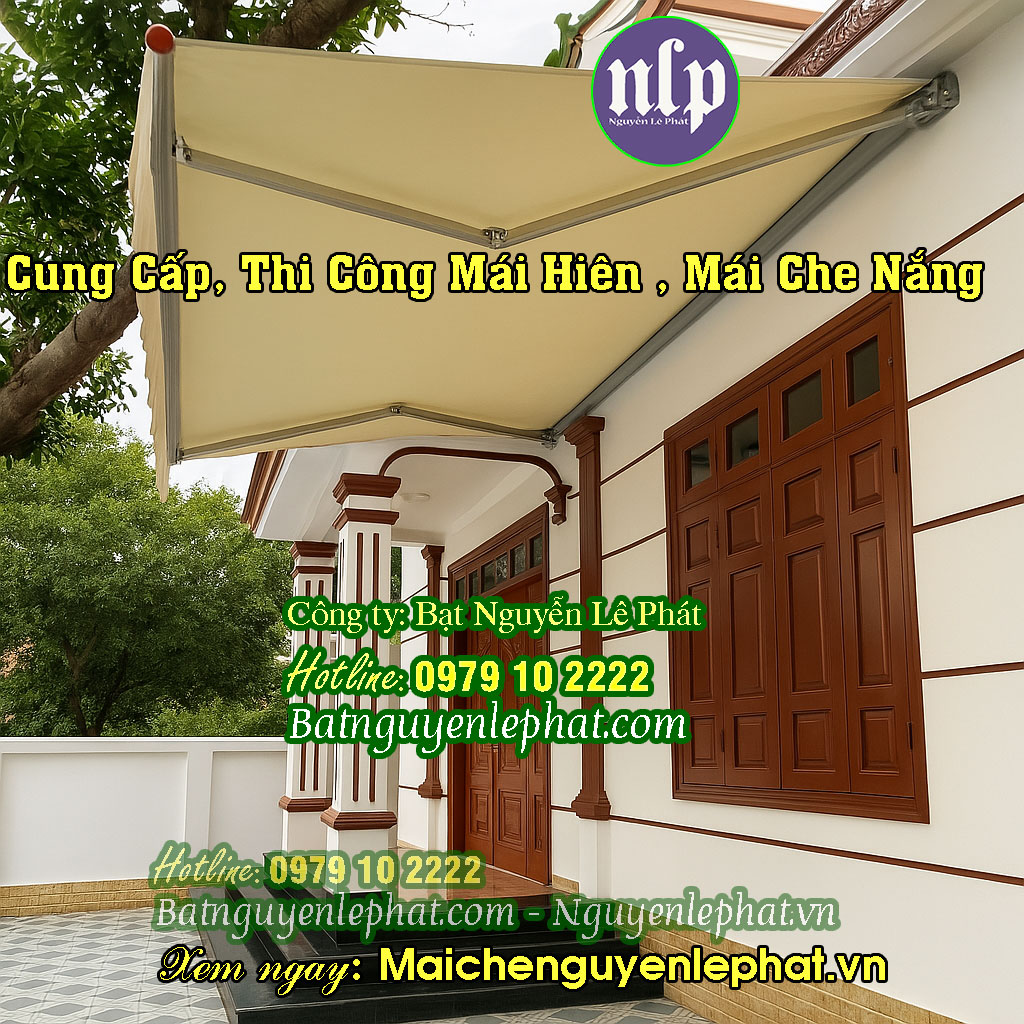 Lắp Bạt Mái Hiên Mái Che Quay Tay Tại Quận 9 Giá Rẻ Lắp Bạt Mái Hiên Mái Che Quay Tay Tại Quận 9 Giá Rẻ