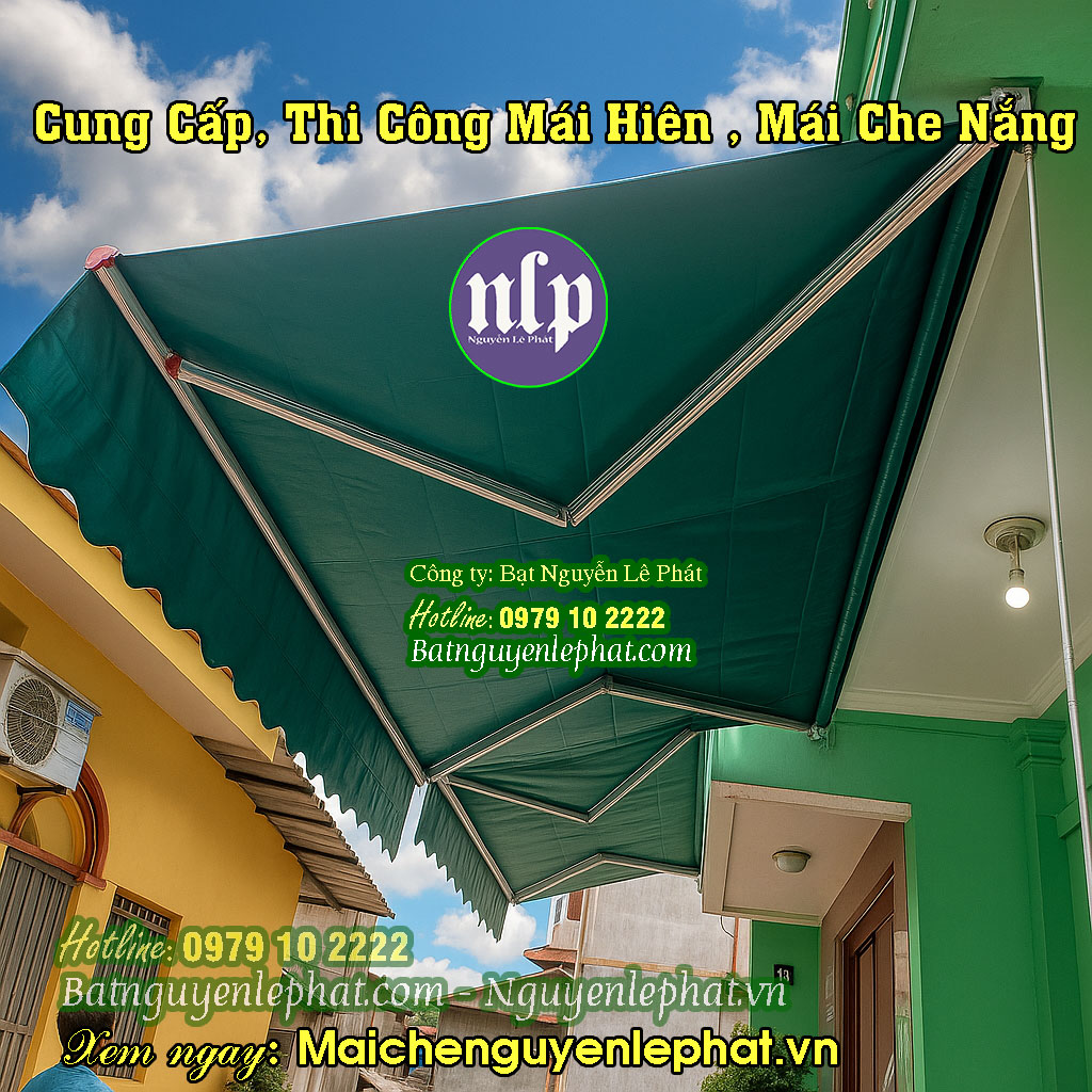 Mẫu Mái Hiên Tay Quay Mẫu Mái Hiên Tay Quay