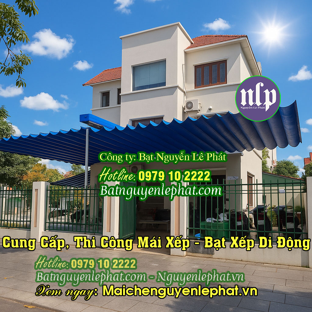 mô hình mái xếp cho quán cafe Bình Dương