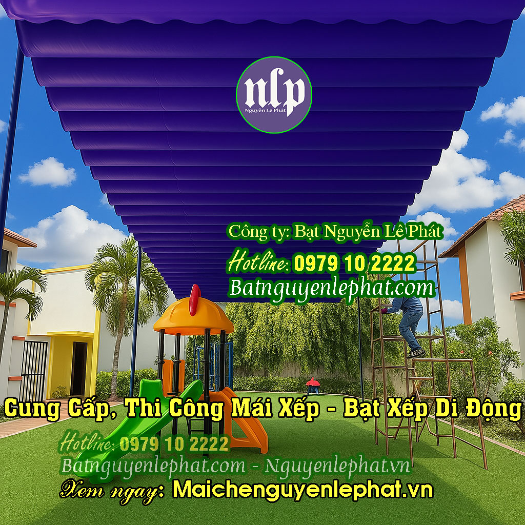 Thi Công Lắp Đặt Mái Hiên Di Động Tại Dĩ An - Bình Dương
