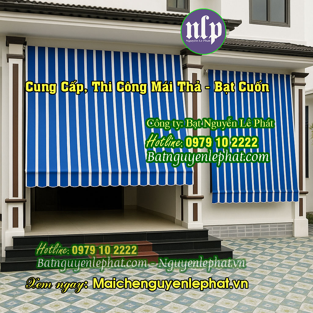 Mẫu rèm bạt che nắng mưa Mẫu rèm bạt che nắng mưa