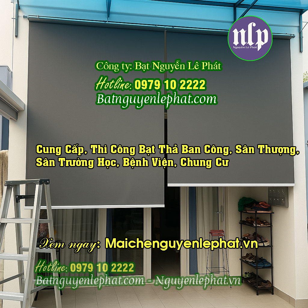 Thi công bạt che nắng mưa lâm đồng bảo lộc