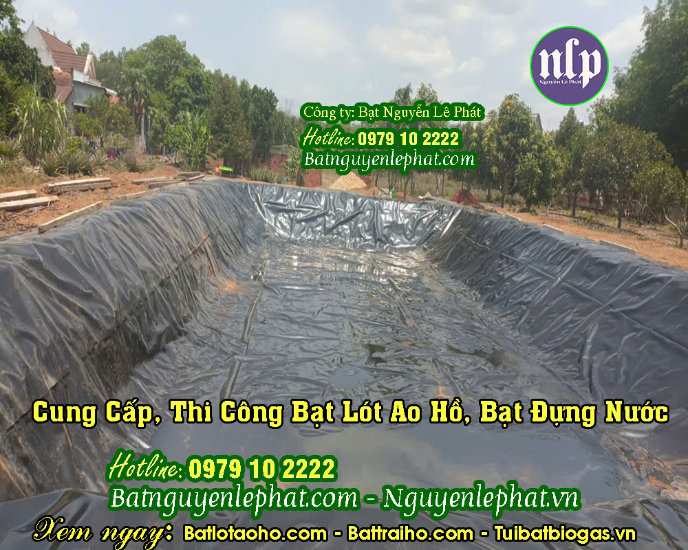 Bạt lót hồ chứa nước tại Bến Tre Bạt lót hồ chứa nước tại Bến Tre