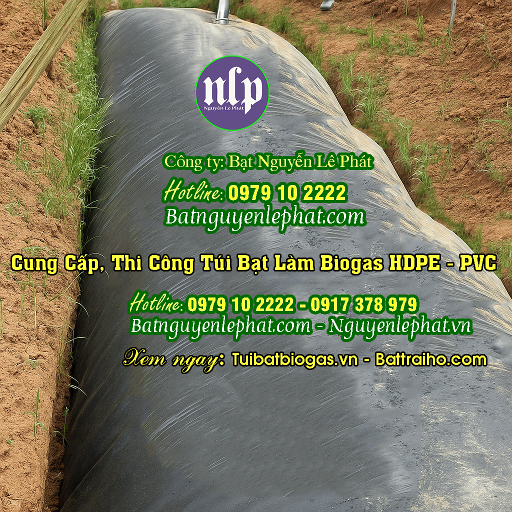 Thi Công Túi Bạt Biogas Tại Phú Giáo Thi Công Túi Bạt Biogas Tại Phú Giáo