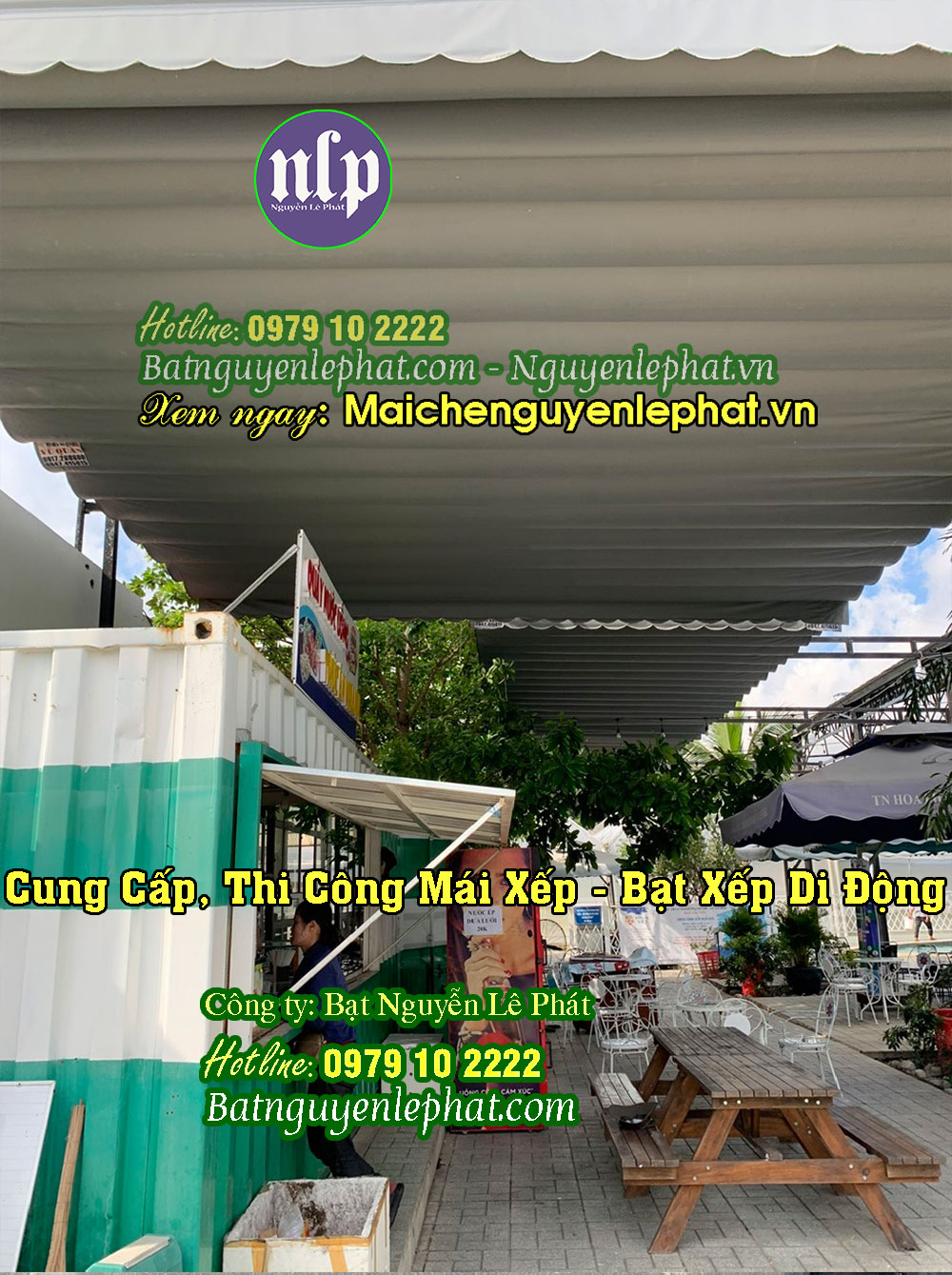 Lắp mái che di động che nắng mưa trước nhà Lắp mái che di động che nắng mưa trước nhà