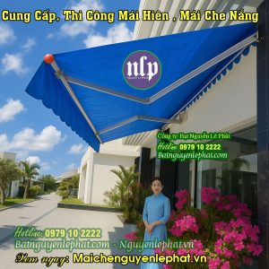 Bạt mái hiên mái xếp