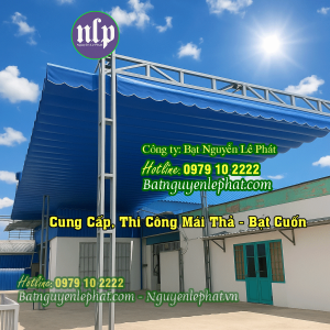 Thay bạt rèm che nắng mưa ngoài trời