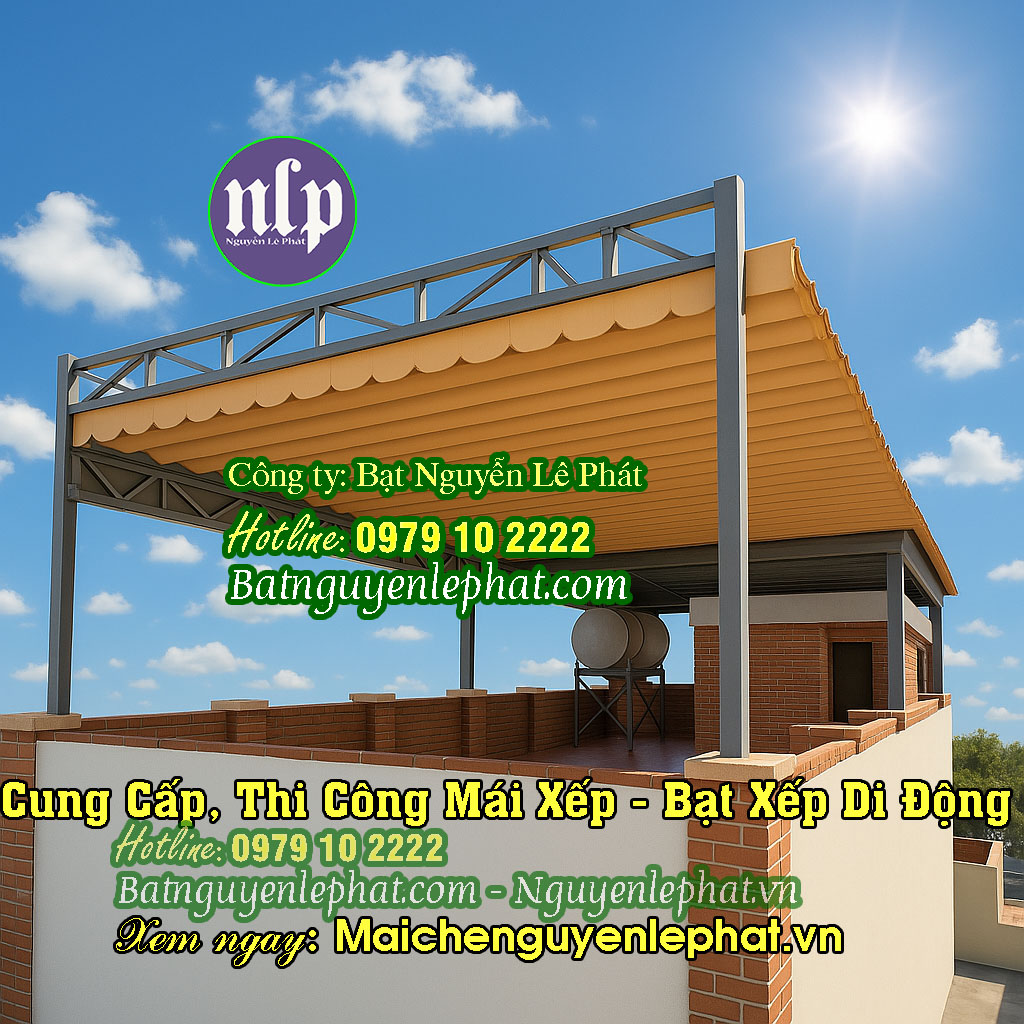 Bạt che nắng mưa sân thượng bao nhiêu tiền?