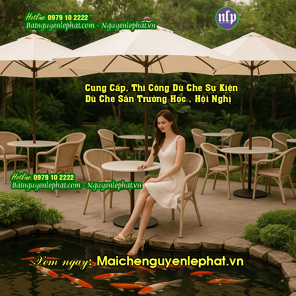 Dù Che Nắng Ngoài Trời, Dù Che Nắng Quán Cafe Giá Rẻ Tại Tây Ninh