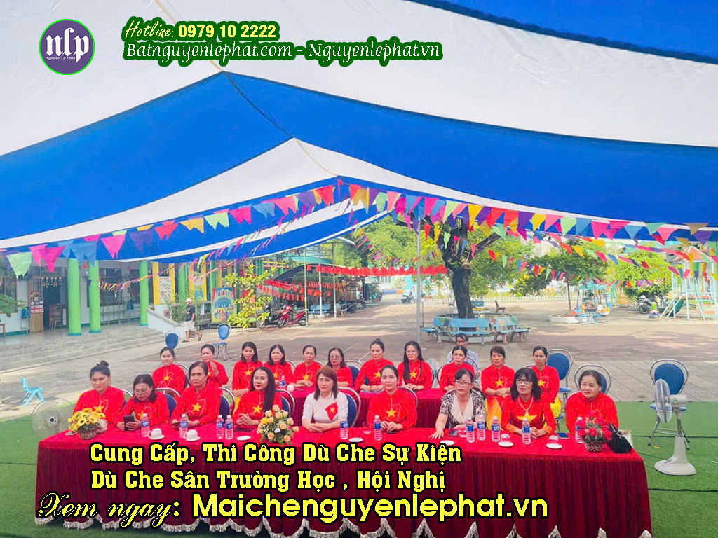 dù che sự kiện cưới hỏi, lễ hội, trường học