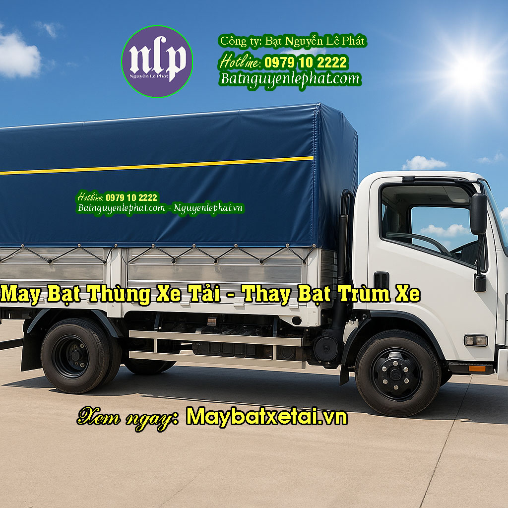 bạt trùm xe tải chống thấm nước