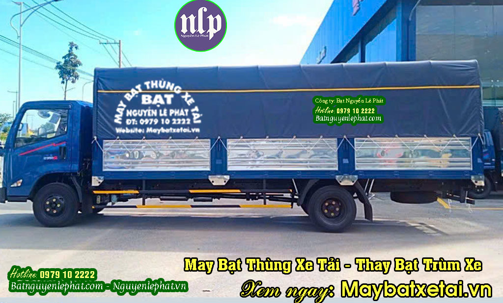 May - Thay Bạt Trùm Thùng Xe Tải Mới tại Bến Cát