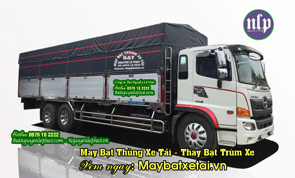 bạt xe tải khâu may, ép nhiệt, hàn kín