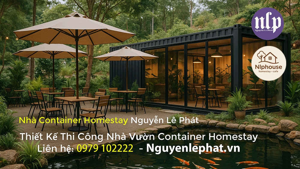 thiết kế nhà container đẹp