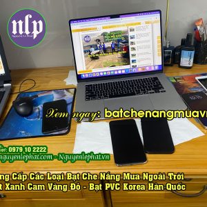 bạt xanh cam che than nhà máy nhiệt điện