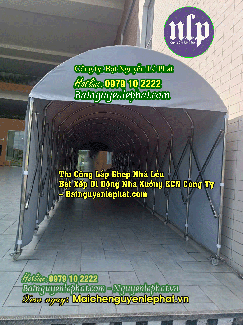 Nhà lều vòm di động che bãi vật tư tại VSIP Nhà lều vòm di động che bãi vật tư tại VSIP