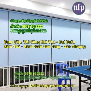 rèm che nắng ngoài trời tự động tại vincom dĩ an