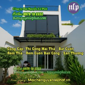 Lắp rèm bạt cuốn tay quay tự động tphcm
