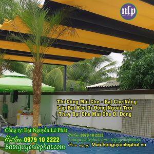 Thi Công Mái Bạt Che Nắng Mưa Ngoài Trời Tại Vietsing – Vincom Dĩ An