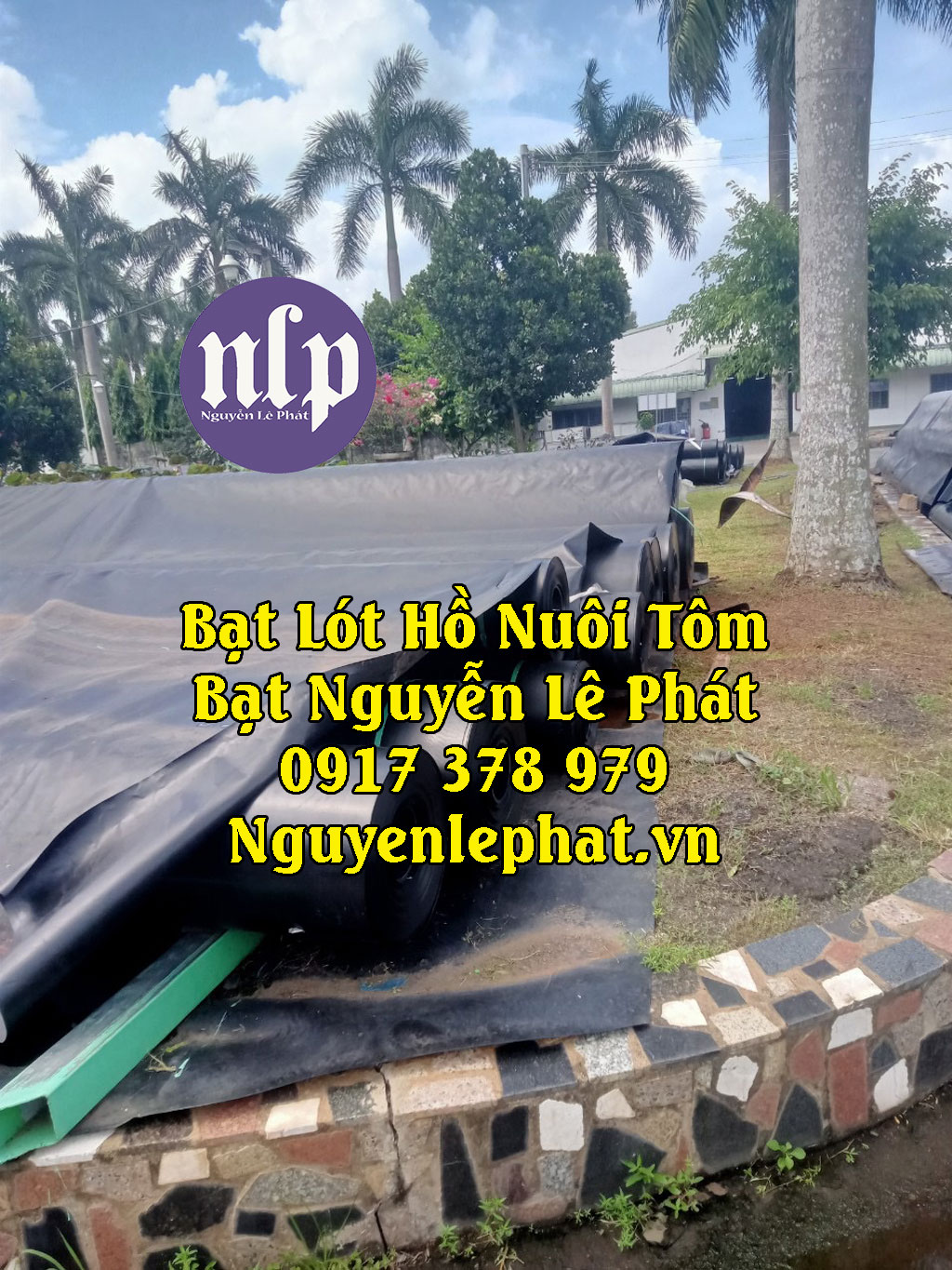 Bạt nhựa HDPE Lót Hồ Bạt nhựa HDPE Lót Hồ