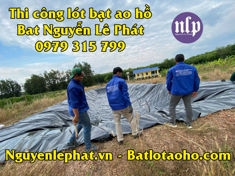 Cung Cấp, Thi Công Bạt Lót Ao Hồ HDPE Trữ Nước Tưới Cây Tại Kon Tum