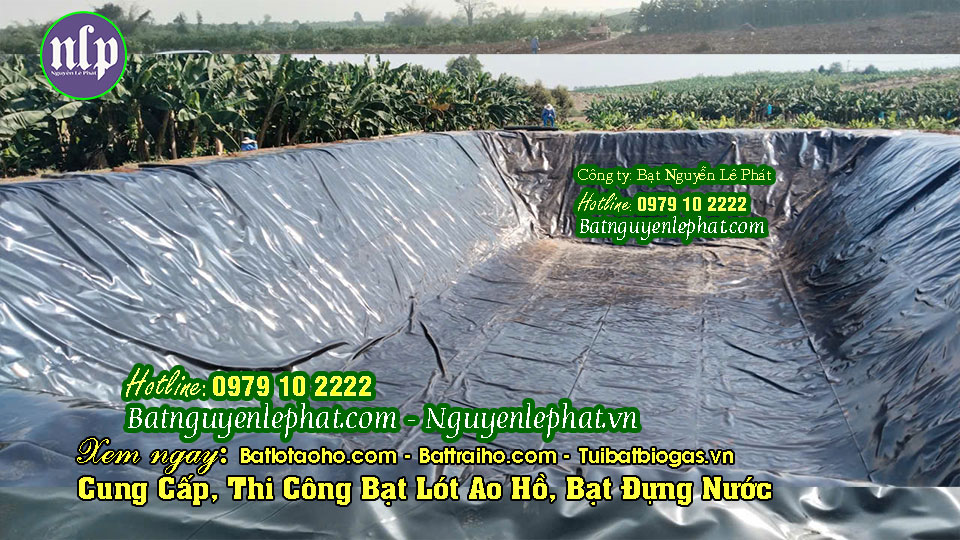 Bạt nhựa HDPE Lót Hồ
