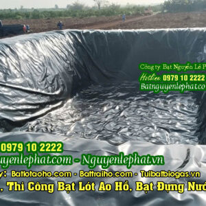 Bạt lót hồ tại Xuân Lộc