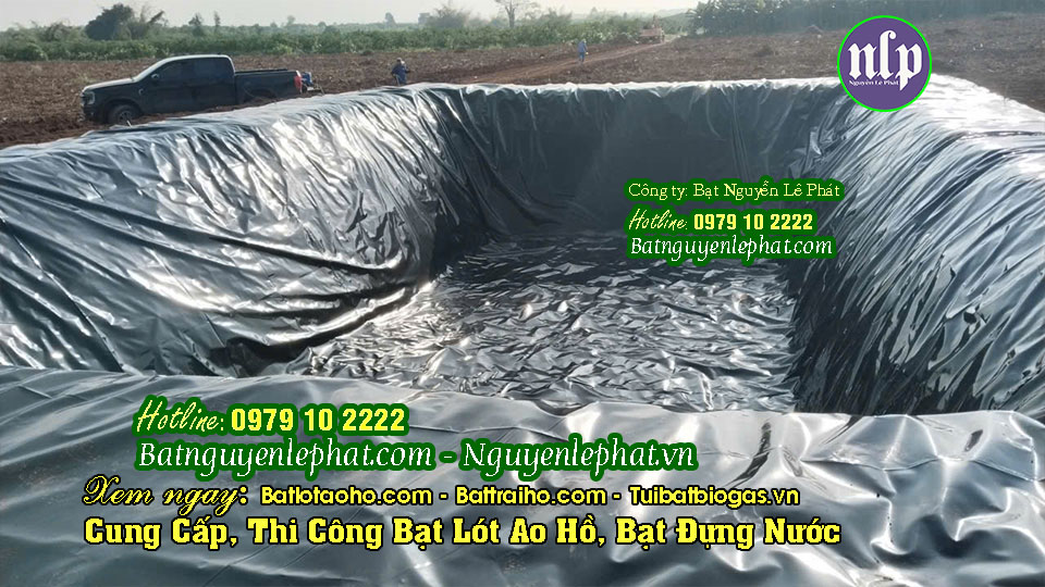 Bạt lót hồ tại Xuân Lộc