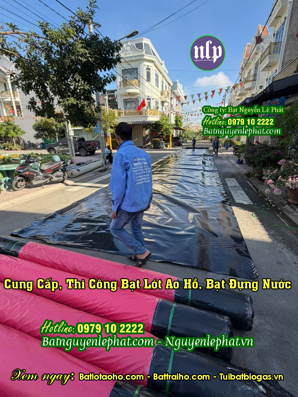 Bạt nhựa HDPE Lót Hồ Bạt nhựa HDPE Lót Hồ