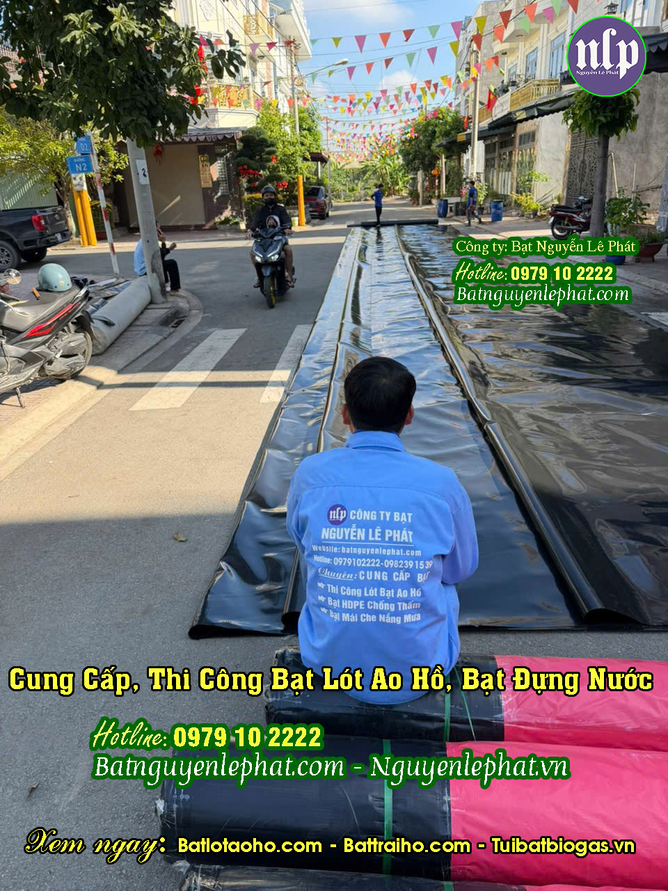 Bạt nhựa HDPE Lót Hồ