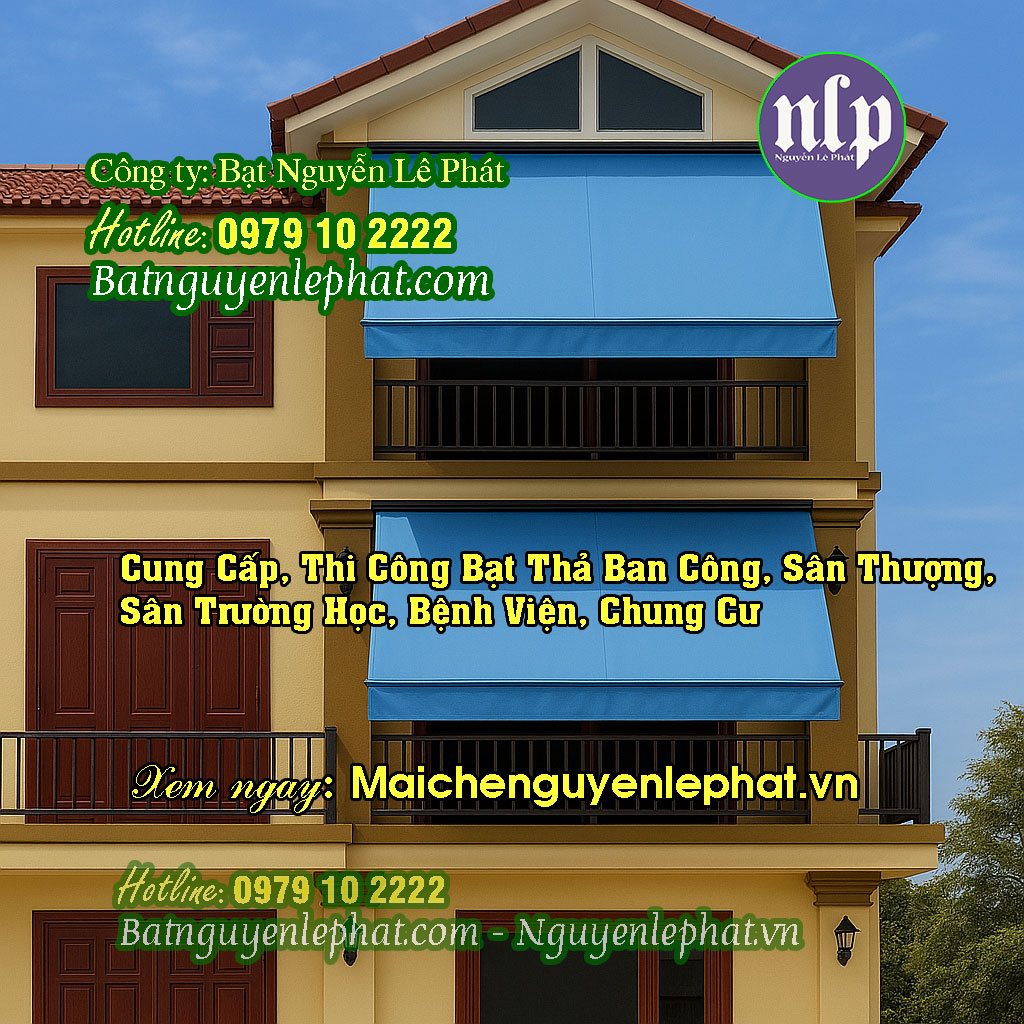 bạt che che nắng mưa bmt