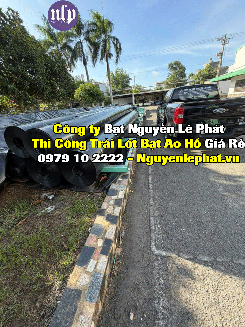 Cung cấp bạt lót ao hồ chuẩn đủ DEM chất lượng