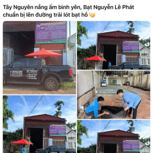 Bạt trải ao hồ chứa nước Cam Ranh