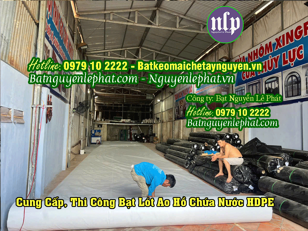 Công ty bán màng chống thấm HDPE đủ chuẩn DEM Quãng Ngãi