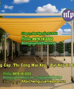 Mái bạt xếp di động