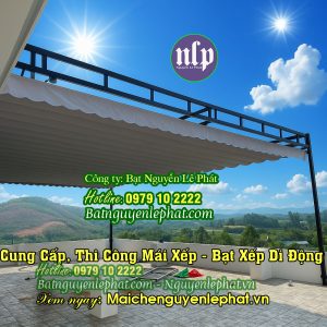 May Ép Bạt Mái Hiên Mái Xếp, Bạt Kéo Di Động Ngoài Trời Tại Vĩnh Long
